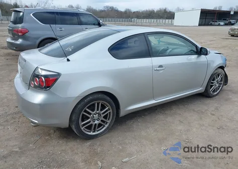 2010 Scion Tc z USA, uszkodzony, nr VIN JTKDE3B78A0322135